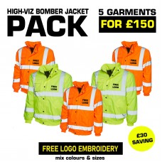Hi Viz Bomber Jackets Pack