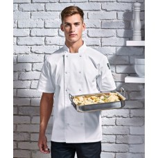 Chefs coolchecker short sleeve jacket