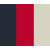 Navy And Red And Cream