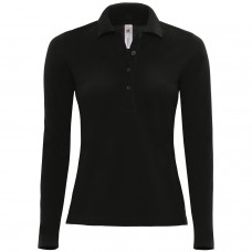 B&c Collection Safran Pure Women's Long Sleeve Polo Shirt