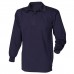Front Row Long Sleeve Plain Rugby Shirt