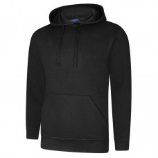 Uneek Unisex Deluxe Hooded Sweatshirt Soft Casual Jumper Mens Pullover Hoody TOP