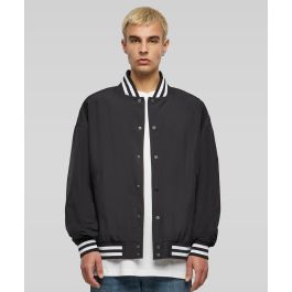 Build Your Brand Light College Jacket – Classic Varsity Look