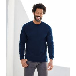 Gildan Men's Heavy Taped Neck Long Sleeve T-Shirt - 100% Cotton Jersey Tee (Small, Purple) - View #13