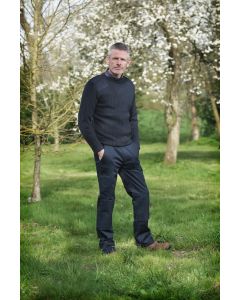 FORT Fort Crew Neck Combat Jumper - Ribbed Cuffs and Hem, Reinforced Stitching, Single Chest Pocket, Cutaway Collar
