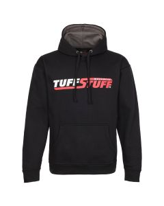 TUFFSTUFF Logo Hoodie - Pullover with Durable Cotton Blend, Jersey Knit, Lined Hood, Front Pouch Pocket, Ribbed Cuffs