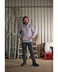 TUFFSTUFF Hendon Hoodie - Heavyweight Workwear Sweatshirt for Daily Use, Front Pouch Pocket, Taped Neck