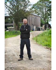 FORT Fort Melrose Fleece Jacket - Workwear Layer with Full Zip and High Collar, Anti-Pill Finish, Two Zipped Side Entry Pockets
