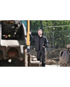 TUFFSTUFF Snape Jacket - Poly Cotton Workwear Jacket with Zip Front Design, Zipped Chest Pocket, Adjustable Cuffs