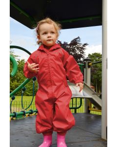FORT Splashaway Childs Rainsuit – Waterproof Protection for Active Kids, Grown on Hood, Taped Seams, Soft and Flexible PU Coated Fabric