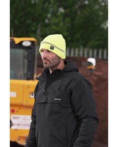 TUFFSTUFF 412 Reflective Thinsulate Beanie - Insulated Lining and Enhanced Visibility, Reflective Banding, Smooth Knit Surface
