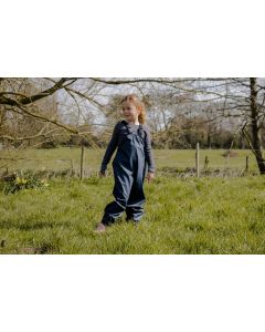 FORT Childs Splashflex Bib and Brace - Waterproof PVC Work Bib, Adjustable Elastic Braces, Elasticated Hem, Snug fit