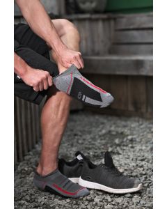 TUFFSTUFF Elite Low Cut Socks - Reinforced Heel, Toe and Breathable Knit, Arch Support, Coolmax Multi Fibre Technology