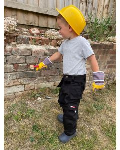 TUFFSTUFF Junior Pro Work Trousers - Hardwearing Trade Tasks Industrial Use, Practical Pocket, Adjustable Waistband
