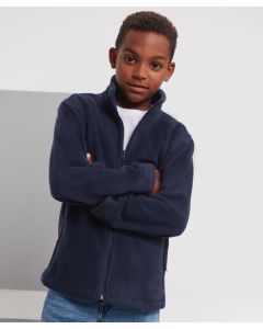 Russell Europe Kids’ Full Zip Outdoor Fleece – Warm, Durable, Dense, Compact Pile for Improved Wearer Warmth, Side Pockets