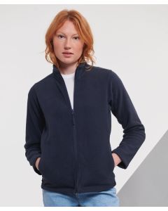 Russell Europe Women’s Full-Zip Outdoor Fleece – Cosy Layer for Everyday Outdoor Comfort, Smooth Surface and the Panelled Construction