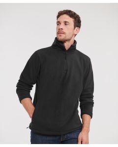 Russell Europe ¼-Zip Outdoor Fleece – Contemporary Fit, Durable & Versatile, Cadet Collar, Side Pockets with Reversed Zips