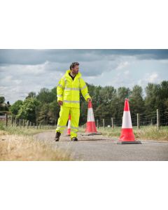FORT Air Reflex Work Trouser - Reinforced Panels and Reflective Trim, Welded Seams, Fortex Fabric, Windproof