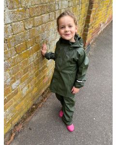 FORT Splashflex Childs Trousers - Weather Protection and Durability, Windproof and Tear Resistant, Elasticated Waist