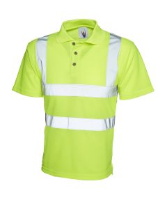 Uneek Hi-Viz Polo Shirt