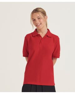AWDis Academy Short-sleeved Polo - Reinforced Shoulder Seams, Two-Button Placket