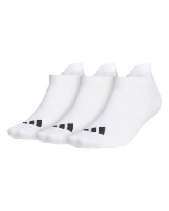 Adidas Men’s Ankle Socks – Pack of 3, Elastic Rib Cuff, Compression Instep
