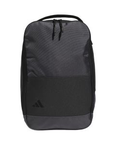 Adidas Men’s Golf Shoe Bag – External Mesh Pocket, 2-Way Zip Flap, Carry Handle