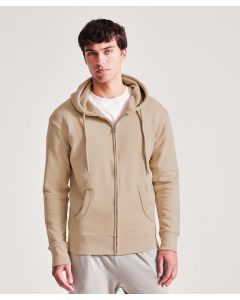 Anthem Full-Zip Hoodie - Soft-Feel Finish, Peached Fabric, Waffle Knit Hood