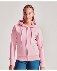 Anthem Women's Full-Zip Hoodie - Soft Finish, Waffle Knit Hood, Concealed Zip