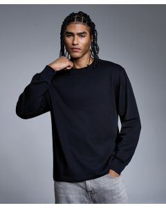 Anthem Headline Heavy Long Sleeve T-Shirt - Smooth Surface, Ribbed Collar and Cuff, Reinforced Detailing, Heavyweight Cotton