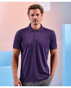 Asquith & Fox Men's GlacierTech Polo - Performance Stretch Shirt, Structured Collar, Contemporary Fit, Moisture Wicking