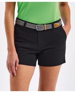 Asquith & Fox Women's Chino Shorts - Soft Fabric Finish, Belt Loops