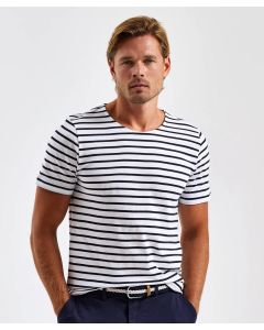 Asquith & Fox Men’s Mariniere Coastal Short Sleeve Tee – Comfortable Cotton Tee