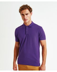 Asquith & Fox Men’s Organic Cotton Polo – Knitted Collar, Removable Kimble