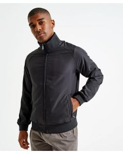 Asquith & Fox Men’s Harrington Jacket – Waist-Length Design, Classic Jacket