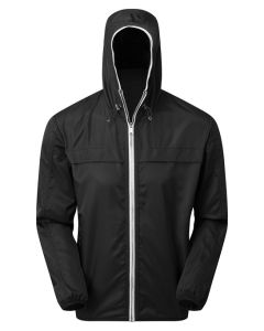 Asquith & Fox Men’s Lightweight Shell Jacket – Full Zip, Front Pockets, Yoke Panel