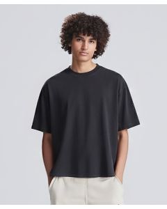 AWDis 240 Boxy Cropped T – Women's Relaxed Fit Cotton Tee, Ribbed Crew Neck, Taped Back Neck, Reinforced Stitching