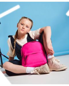 Bagbase Fashion Mini Backpack – Zip Pocket, Adjustable Strap, Grab Handle