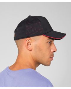 Beechfield Accelerate Cap - Breathable Sports Mesh Panel Design, Adjustable Straps, Pre-Curved Peak, Practical Coverage