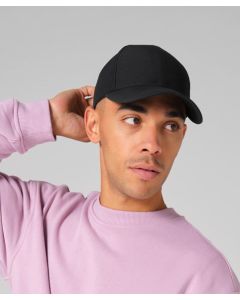 Beechfield Water-Resistant Lifestyle Cap – Structured 6 Panel Design, Semi-Structured Front Panels, Self Fabric Strap