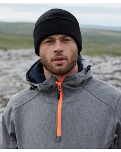 Beechfield Recycled Fleece Cuffed Beanie Hat – Sustainable Winter Essential, Anti-Pill Finish, Fleece Headband, Cuffed Design
