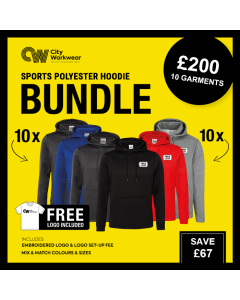 Sports Polyester Hoodie Bundle