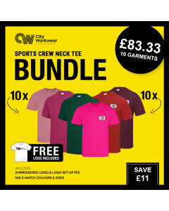 Sports Crew Neck Tee Bundle
