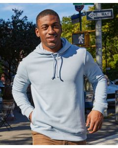 B&C Collection Men’s Hooded Sweatshirt – 80% Organic Cotton, Long Sleeves, Rib Cuffs