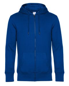B&C Collection Men’s Zipped Hood Sweatshirt – 80% Cotton, Long Sleeves, Pockets
