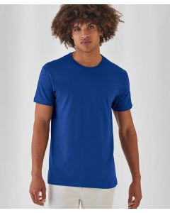 B&C Collection Men’s Short Sleeves T-Shirt – 100% Cotton Fabric, Rib Crew Neck, Tubular