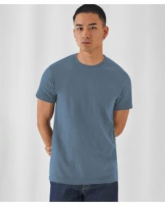 B&C Collection #E190 Short Sleeve Cotton T-Shirt – Back Neck Tape, Thin Collar