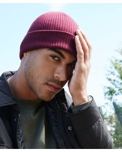 Beechfield Organic Cotton Beanie - Breathable, Cuffed Hem, Classic Winter Cap