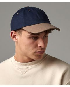 Beechfield Low-profile Heavy Brushed Cotton Cap - Self-Fabric Strap, Grommet