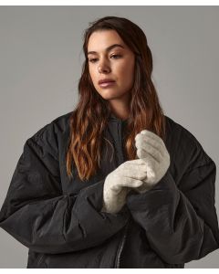 Beechfield Cosy Ribbed-Cuff Gloves – Soft Knit Winter Essential, Ribbed Cuff, Luxury Soft Touch Yarn, One Piece Knit, Soft Lining